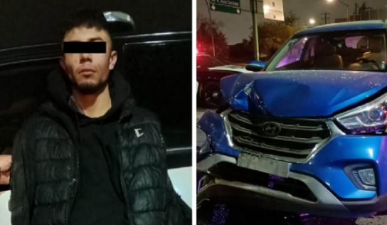 Detienen en Monterrey a ladrón de autos; portaba un arma y droga