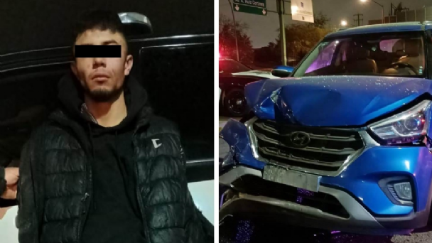 Detienen en Monterrey a ladrón de autos; portaba un arma y droga