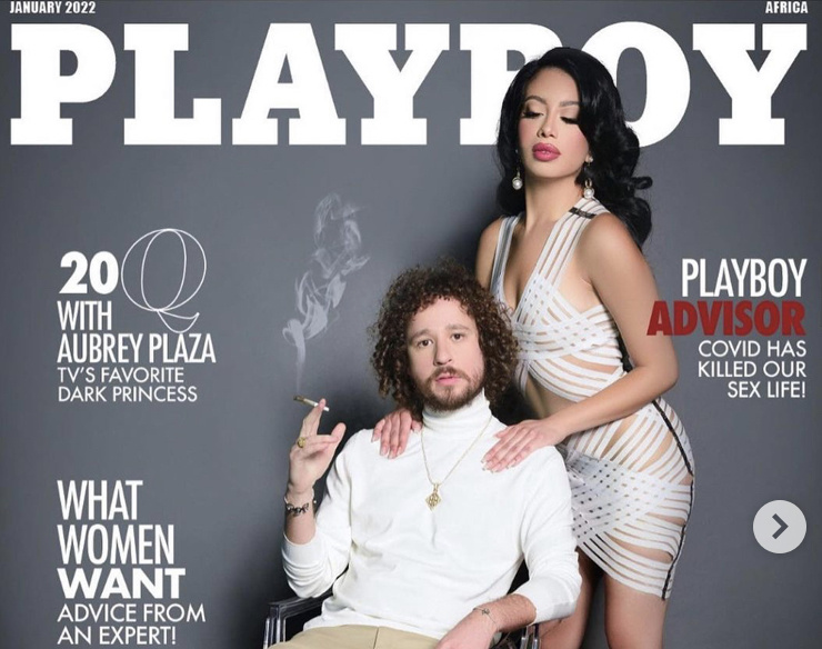 Luisito Comunica aparece en la portada de Playboy… fumando mariguana