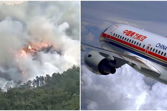 Se estrella avión chino; transportaba a 132 personas