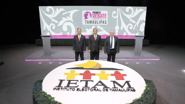 Intercambian acusaciones en debate por Tamaulipas