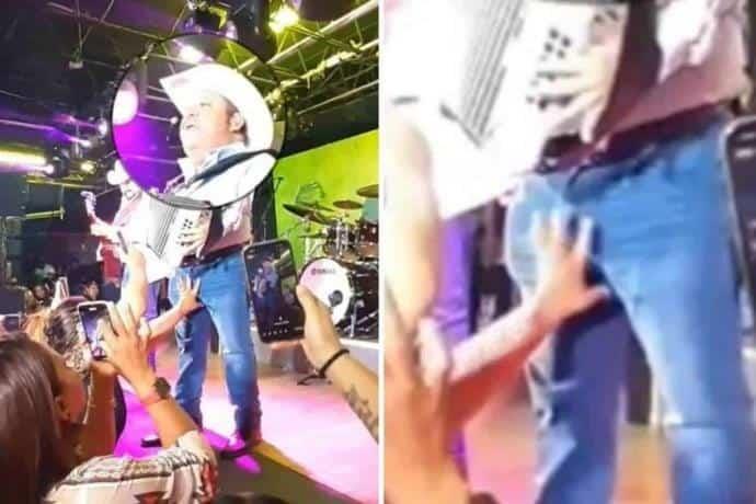 Sufre Beto Zapata agresión sexual en pleno concierto