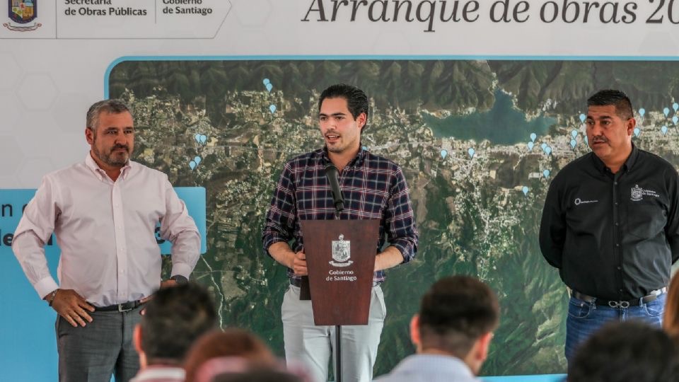 Arranca Santiago programa de obras públicas por más de 100 mdp
