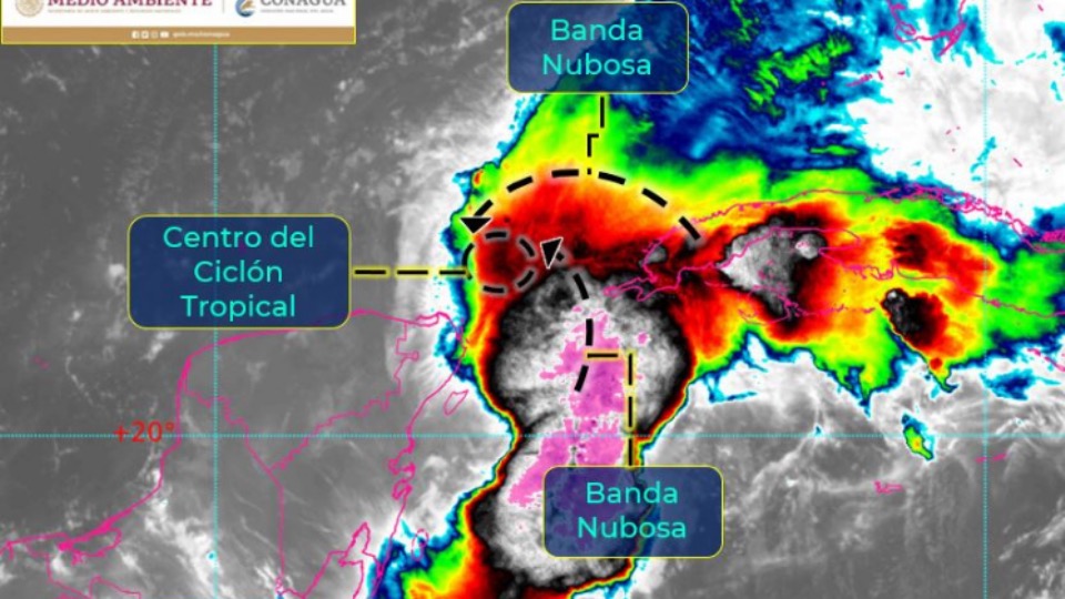 Conagua lanza aviso ante posible ciclón ‘Alex’