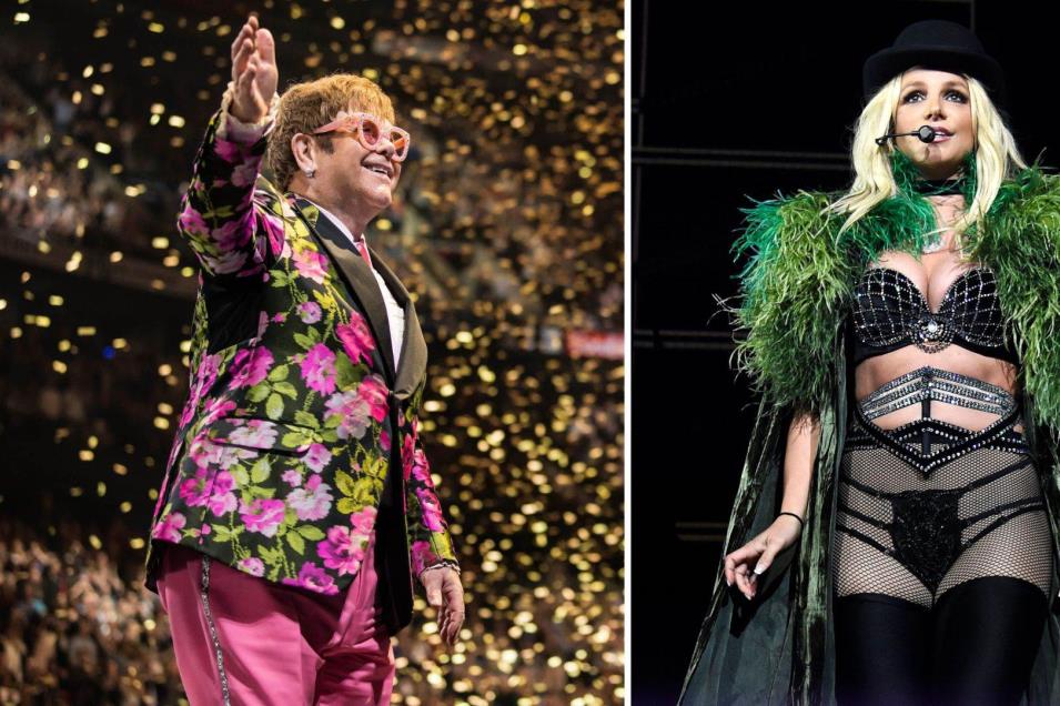 Britney Spears vuelve a la música de la mano de Elton John