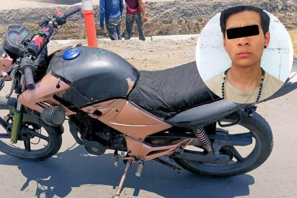 Capturan a motociclista armado en Apodaca
