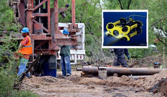 Dron submarino buscará a trabajadores atrapados en mina de Coahuila