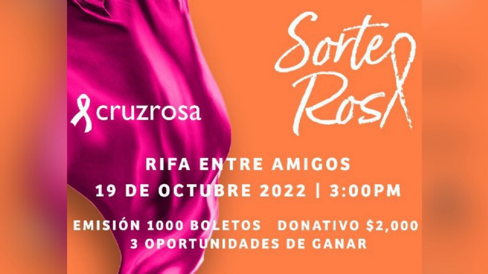 Cruz Rosa ABP anuncia tercera edición del Sorteo Rosa