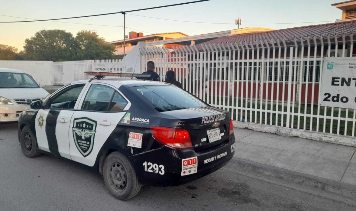 Reportan amenaza de tiroteo en secundaria de Apodaca
