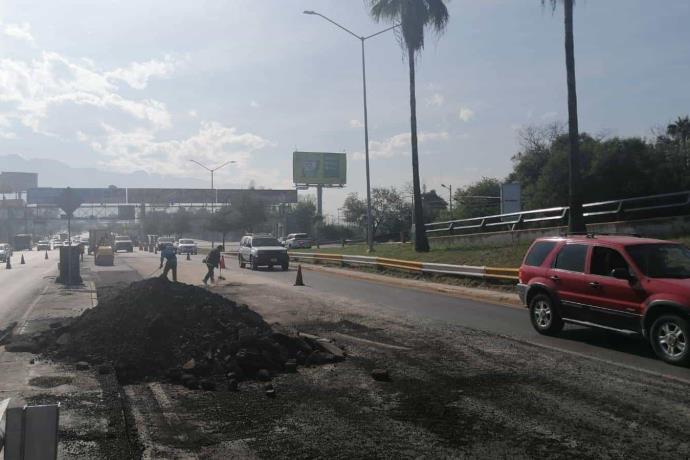 Recarpetean avenidas en Guadalupe para mejorar la vialidad