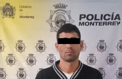 Capturan a presunto asaltante en Centro de Monterrey