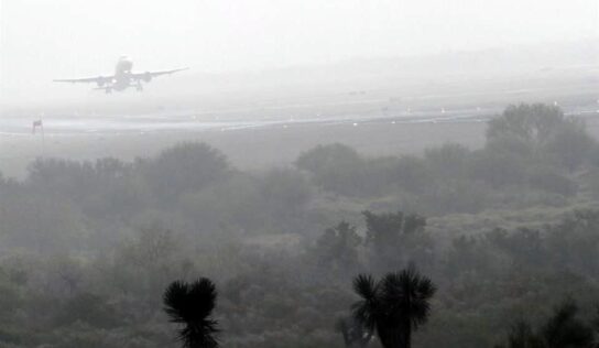 Demoran aterrizajes en Aeropuerto de Monterrey por condiciones metereológicas