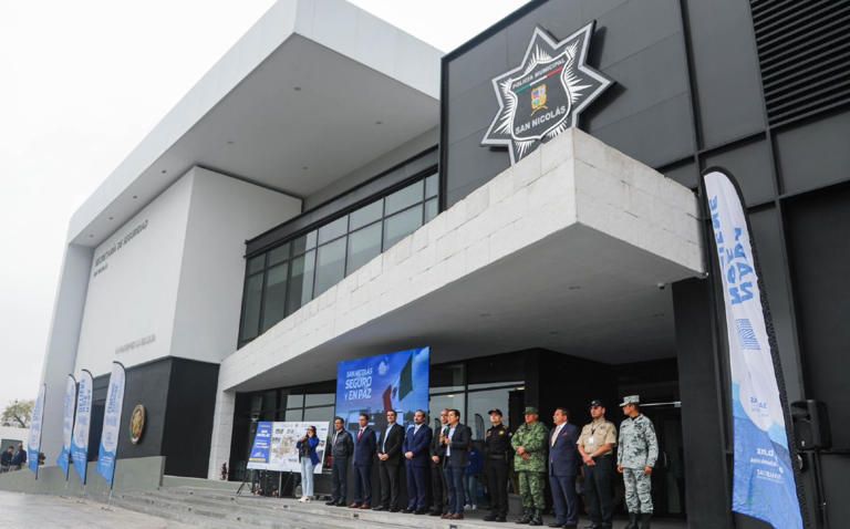 Inauguran nuevo edificio de seguridad en San Nicolás de los Garza