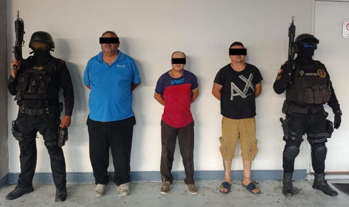 Capturan a cinco con armas y drogas en Apodaca y García