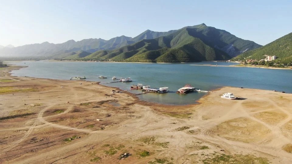 Presa La Boca en Nuevo León se queda seca, otra vez
