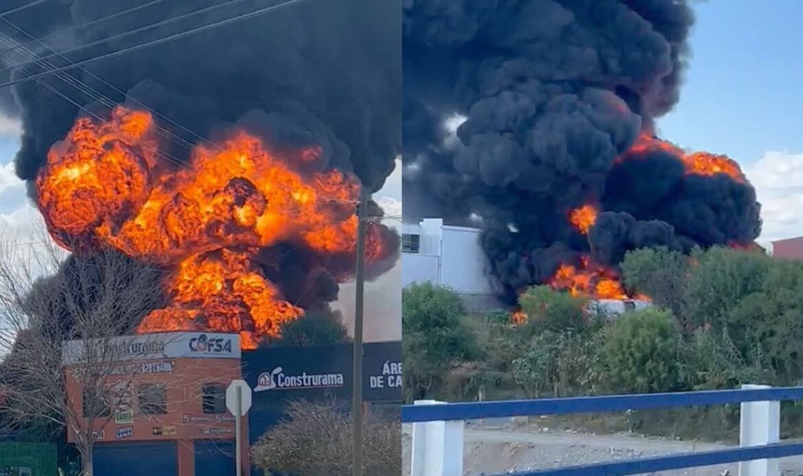 Así fue la fuerte explosión en Cadereyta, Nuevo León