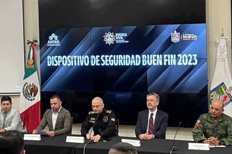 Buen Fin será vigilado por 2 mil 800 policías en Nuevo León