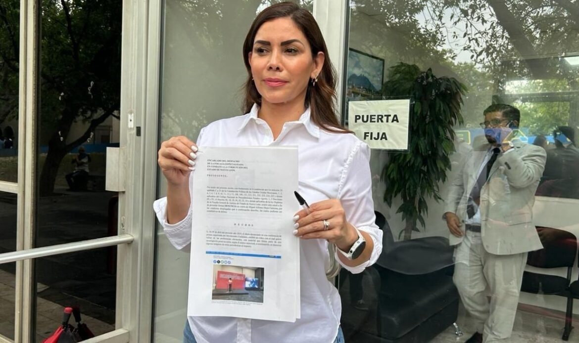 Denuncia Karina Barrón a vocero de MC de filtrar documentos