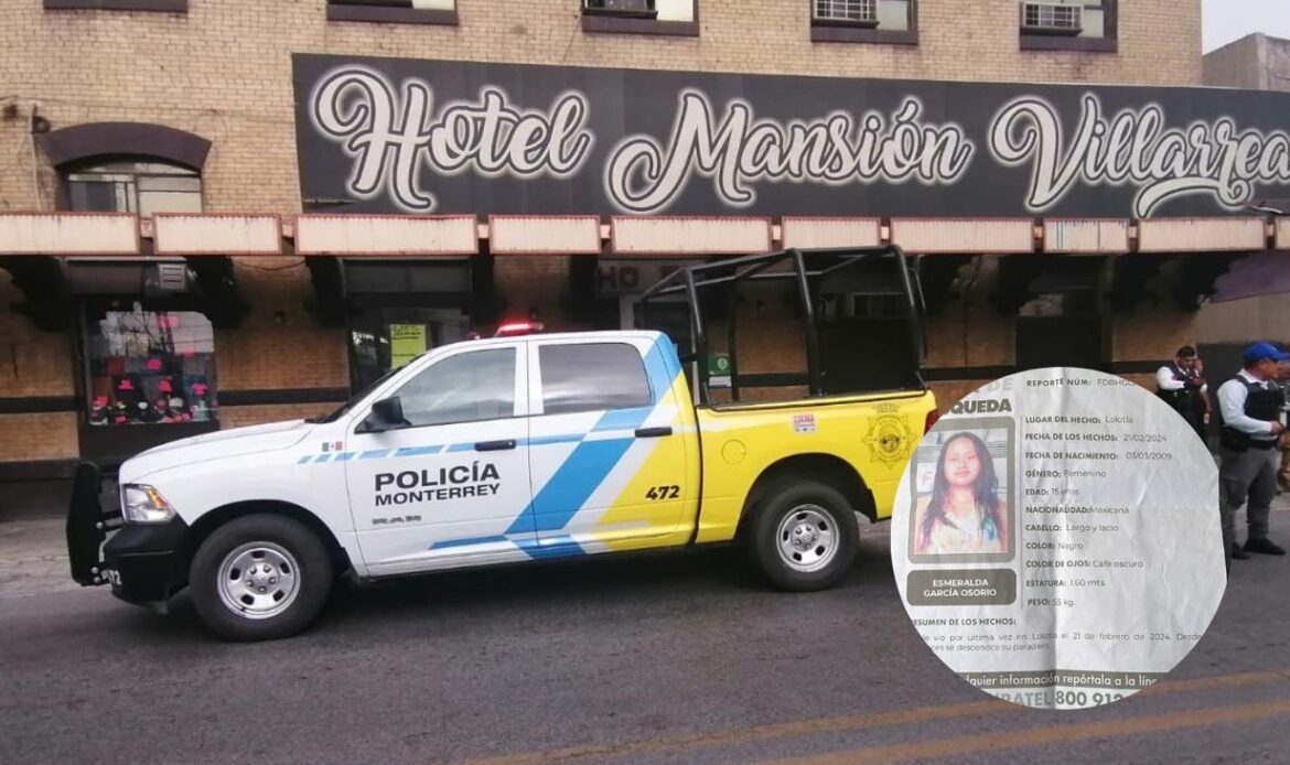Localizan en hotel de Monterrey a menor desaparecida en Hidalgo